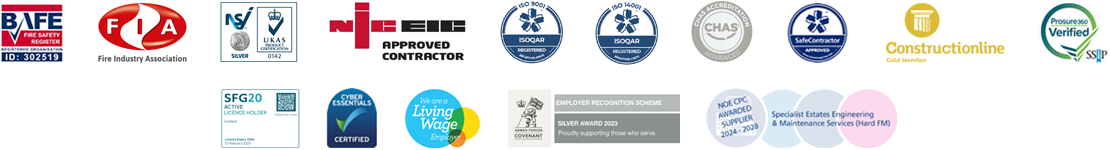 Evotech Fire & Security Accreditations