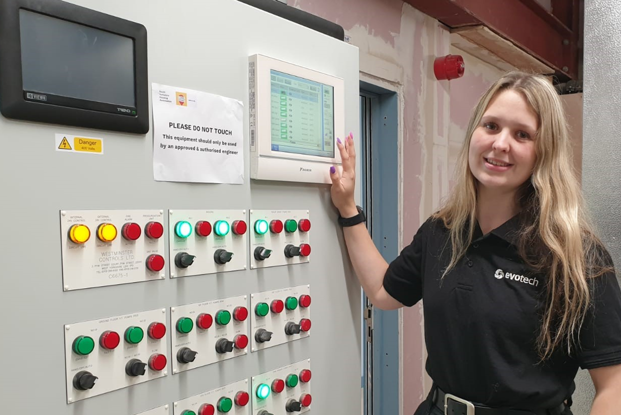 Evotech appoints its first female engineering apprentice