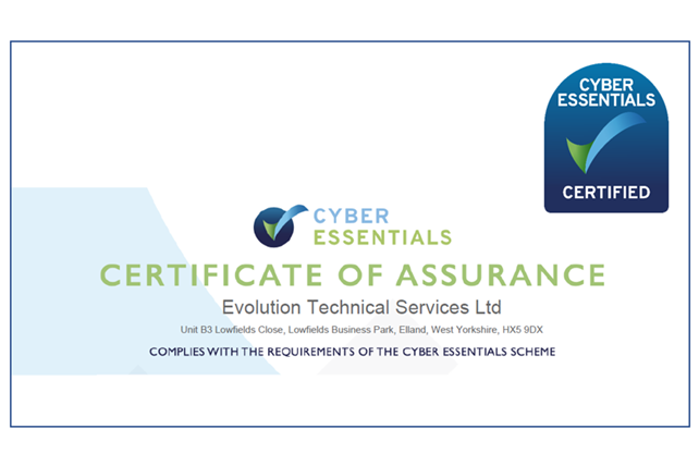 Evotech awarded Cyber Essentials certification for second year