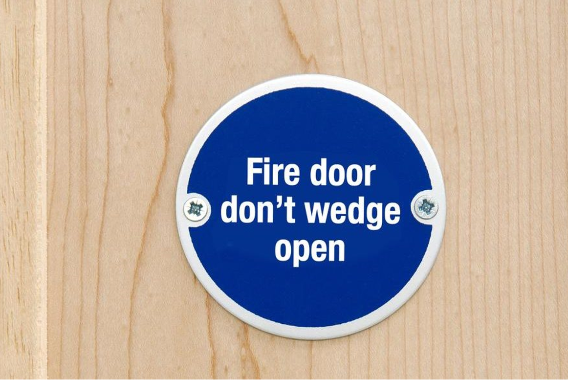 Increase in fire door wedging during pandemic