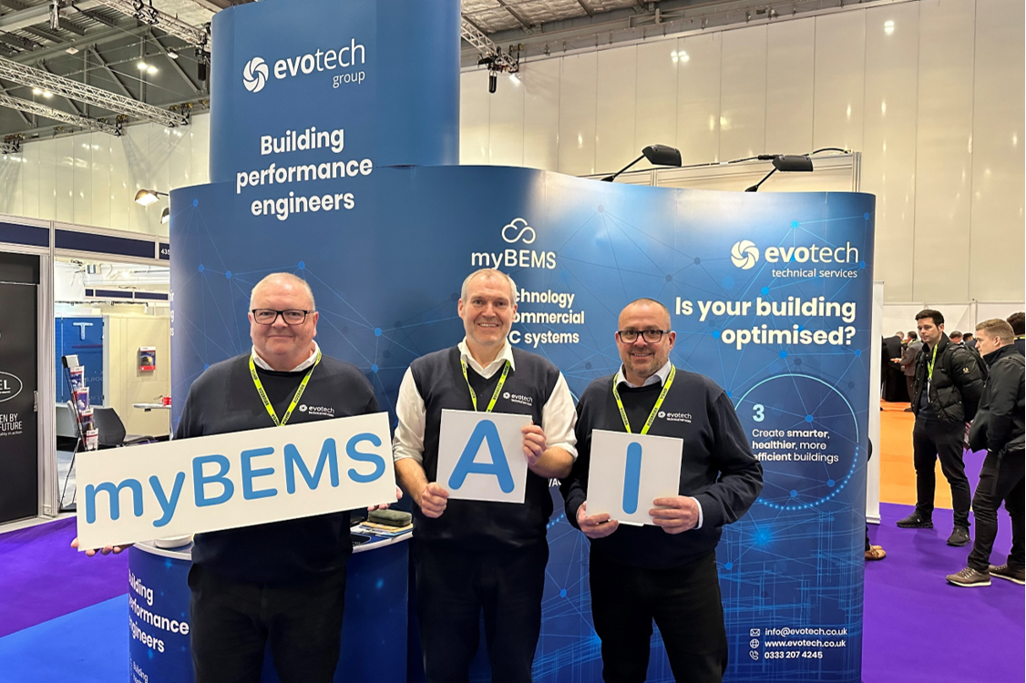 Evotech Unveils myBEMS AI Solutions at CIBSE Build2Perform 2023