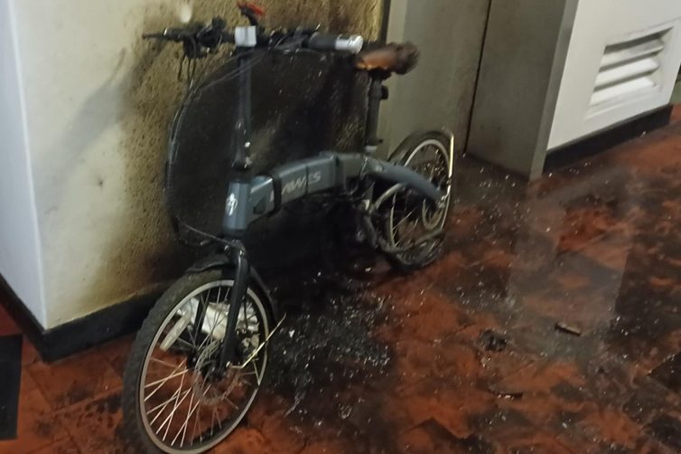 London Fire Brigade release warning after e-bike explosion caught on camera